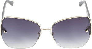 Guess GF6136 Square Sunglasses for Women — front view, Metal frame