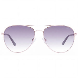 Guess Gf6143 Aviator Sunglasses for Women — front view, Plastic frame