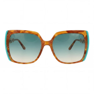Guess GM00005 5756P Square Sunglasses for Men — front view, Black frame