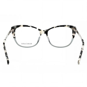 Guess Gm0352 Cat Eye Eyeglasses Men — side view, Havana Plastic temples