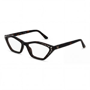 Guess Gm50002 Dark Havana Rectangle Eyeglasses for Men, Injected frame