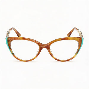 Guess Gm50006 Cat Eye Eyeglasses for Men — front view, Plastic frame