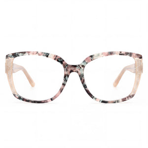 Guess Gm50012 Square Eyeglasses for Women — front view, Plastic
