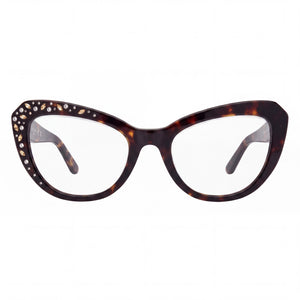 Guess Gm50016 Cat Eye Eyeglasses for Women — front view, Plastic