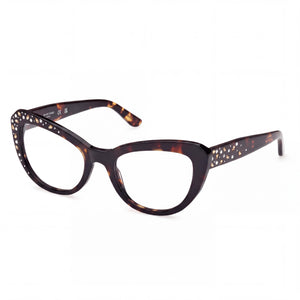 Guess Gm50016 Havana Cat Eye Eyeglasses for Women, Plastic frame