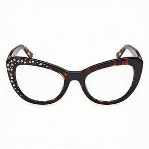 Guess Gm50016 Cat Eye Eyeglasses for Women — front view, Plastic