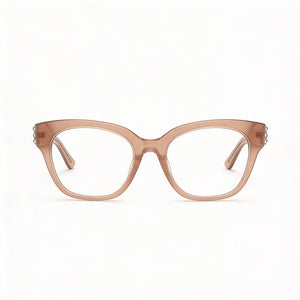 Guess Gm50017 Square Eyeglasses for Women — front view, Plastic