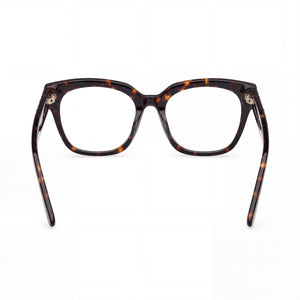 Guess Gm50017 Cat Eye Eyeglasses Women — side view, Havana Plastic temples