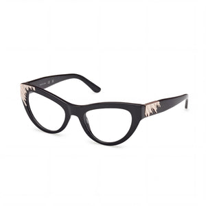 Guess GM50036 Black Cat Eye Eyeglasses for Men, Plastic frame