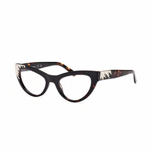 Guess Gm50036 Havana Rectangle Eyeglasses for Men, Plastic frame