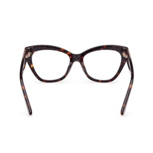 Guess Gm50037 Cat Eye Eyeglasses Women — side view, Dark Havana Plastic temples