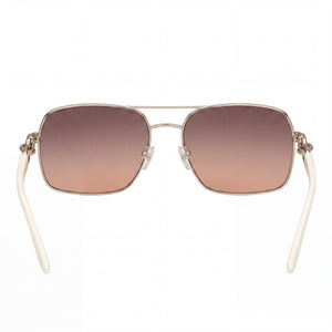 Guess Rectangle Sunglasses for Women — interior view, Non-Polarized lens detail