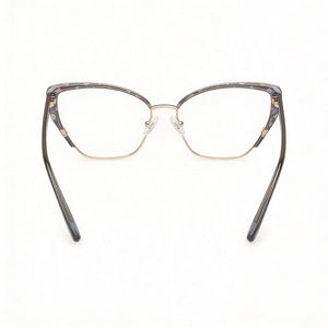 Guess Cat Eye Eyeglasses for Women — interior view, Composite demo lenses