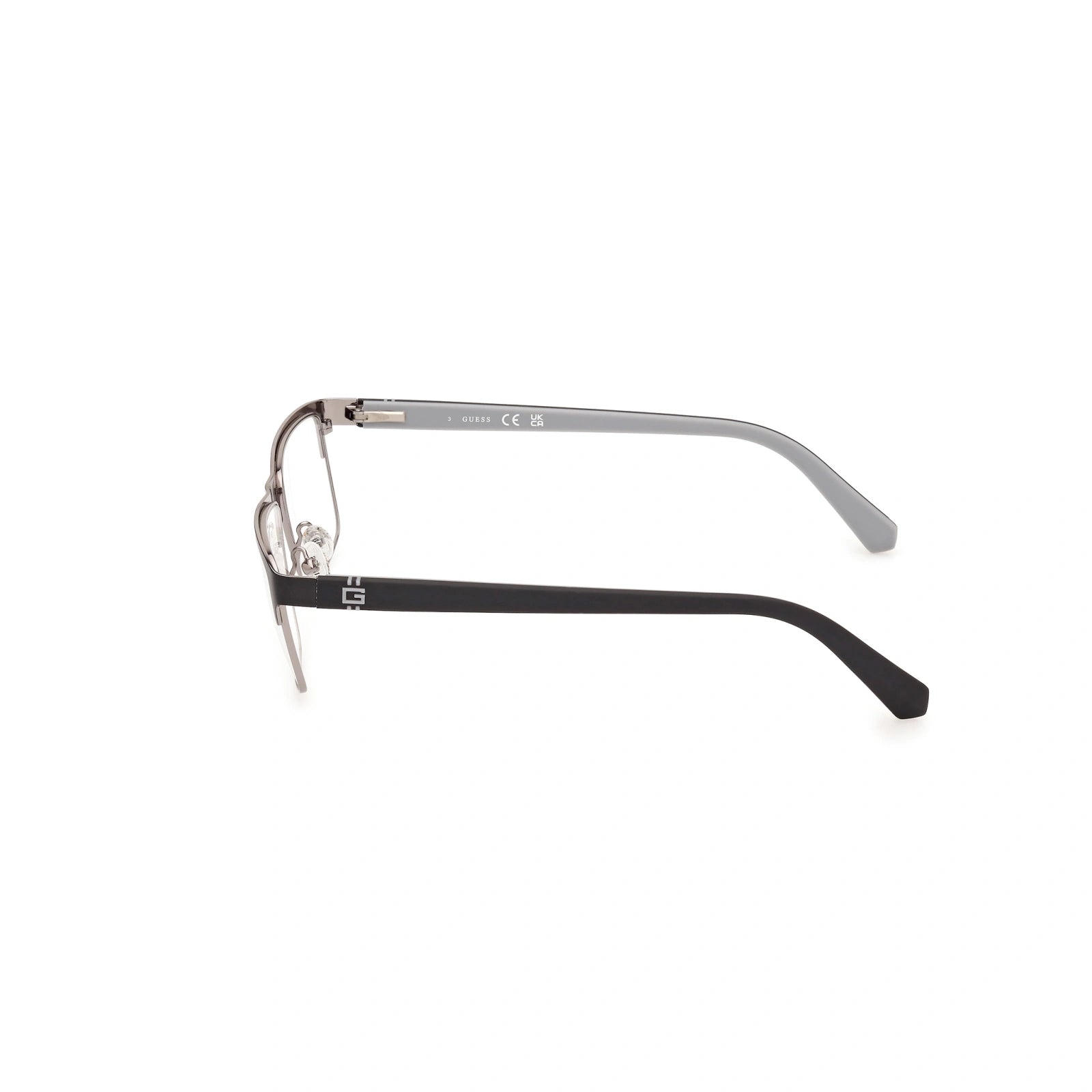 Guess Men's Black Eyeglasses Rectangular