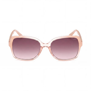 Guess GU00100 Round Sunglasses for Women — front view, Plastique frame