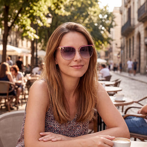 Guess GU00132 Gold Sunglasses Women — lifestyle wear, driving and weekend outings