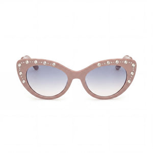 Guess Gu00163 Cat Eye Sunglasses Unisex — front view, Plastic frame