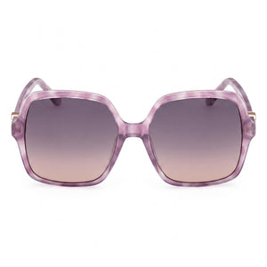 Guess GU00190 Square Sunglasses for Women — front view, Plastic frame