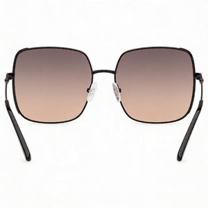 Guess Gu00194 Square Sunglasses Women — side view, Non-Polarized Black lens