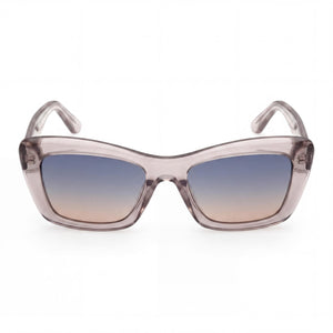 Guess Gu00195 Rectangle Sunglasses for Women — front view, Injected frame