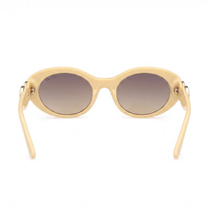 Guess GU00198-H Oval Sunglasses for Women — front view, Plastic frame