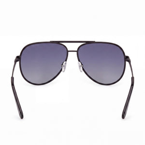 Guess Gu00209 Aviator Sunglasses Unisex — side view, Non-Polarized Smoke lens