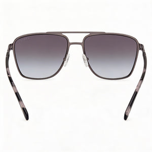 Guess GU00210 Aviator Sunglasses Unisex — side view, Non-Polarized Gradient Smoke lens