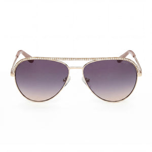 Guess GU00271 Aviator Sunglasses for Women — front view, Plastic frame