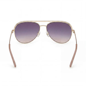 Guess GU00271 Aviator Sunglasses for Women — interior view, Non-Polarized lens detail
