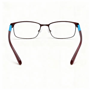 Guess Gu1865 C53 Rectangle Eyeglasses for Women — front view, Metal