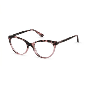 Guess Gu2462 C51 Pink Cat Eye Eyeglasses Unisex, Plastic frame