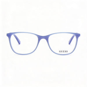 Guess Gu2566 C49 Square Eyeglasses Unisex — front view, Plastic frame