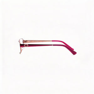 Guess Gu2569 C53 Rectangle Eyeglasses Unisex — front view, Metal