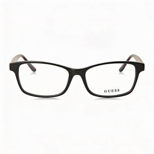Guess GU2874 Rectangle Eyeglasses for Women — front view, Plastic