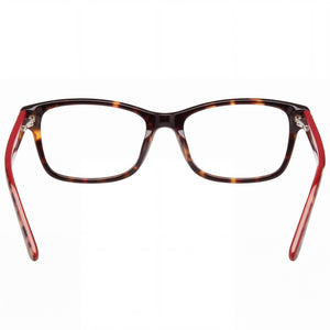 Guess GU2874 Rectangle Eyeglasses for Women — front view, Plastic
