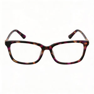 Guess GU2907 Rectangle Eyeglasses for Women — front view, Plastic