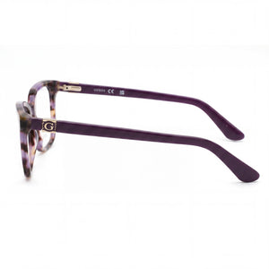 Guess GU2937-N Square Eyeglasses for Women — front view, Plastic