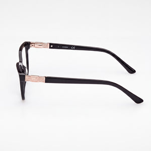 Guess GU2941 Rectangle Eyeglasses for Women — front view, Plastic
