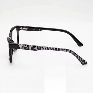 Guess Gu2943 Rectangle Eyeglasses for Women — front view, Plastic