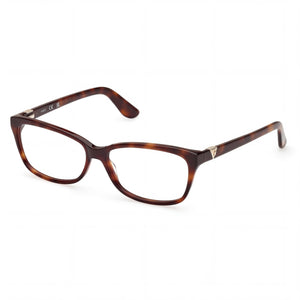Guess GU2948-53052 Havana Rectangle Eyeglasses Unisex, Polycarbonate frame