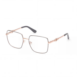 Guess Gu2953 Gold Rectangle Eyeglasses for Women, Metal frame