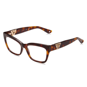 Guess GU2960 Havana Square Eyeglasses for Women, Plastic frame