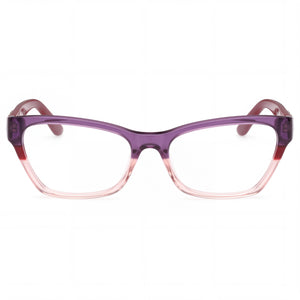 Guess GU2979 Rectangle Eyeglasses for Women — front view, Plastic