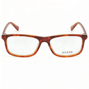 Guess Gu50054 Rectangle Eyeglasses for Men — front view, Acetate