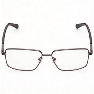 Guess GU50061 Rectangle Eyeglasses for Men — front view, Metal