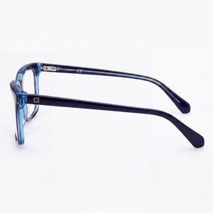 Guess Gu50063 Rectangle Eyeglasses for Women — front view, Plastic