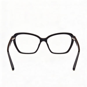 Guess GU50115 Rectangle Eyeglasses for Women — front view, Plastic