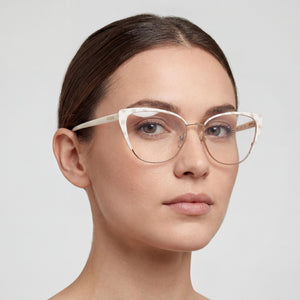 Guess GU50115 GU50121 Matte White Eyeglasses Women — lifestyle wear, office and daily use
