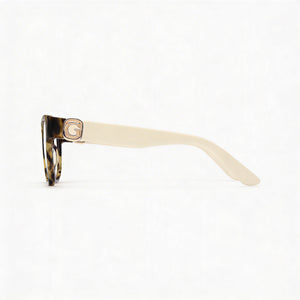Guess Gu50120 Rectangle Eyeglasses for Women — front view, Plastic