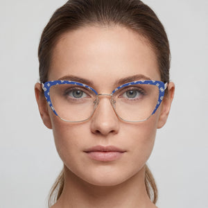 Guess GU50122 Matte Blue Eyeglasses Women — lifestyle wear, long study sessions and exam periods